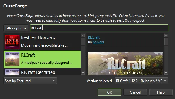 Meloncube_PrismInstall_SelectModpack.webp